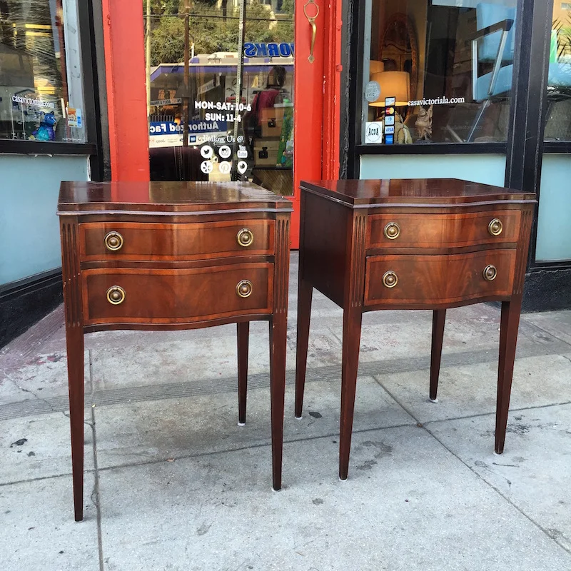 Mahogany cheap night tables